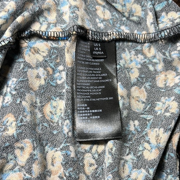 Free People women’s Say hello Floral Long Sleeve mini Dress size SP - Picture 15 of 16